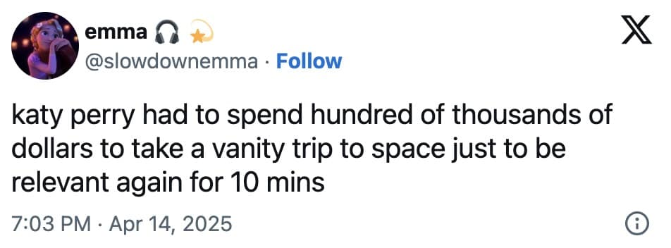 katy perry space memes, blue origin memes, celebrity memes, space travel memes, Jeff Bezos memes, famous people humor, star memes, celebrity jokes, astronaut jokes, rocket humor, space adventure memes, billionaire humor, Amazon founder memes, rich people satire, katy perry in space, katy perry space travel, gayle in space