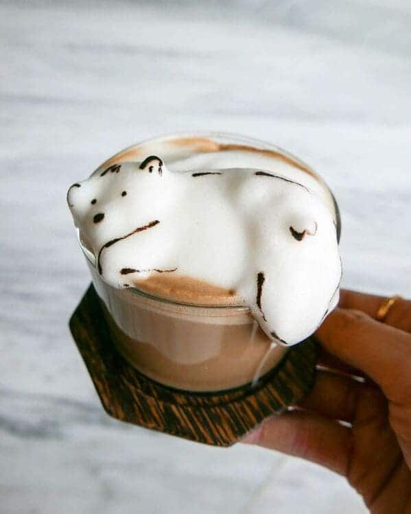 latte art, coffee art, daphne tan, coffee foam art, milk froth art, espresso art, cappuccino art, brew art, barista skills, barista tricks, coffee mastery, 3d latte art, foam sculpture, drinkable art