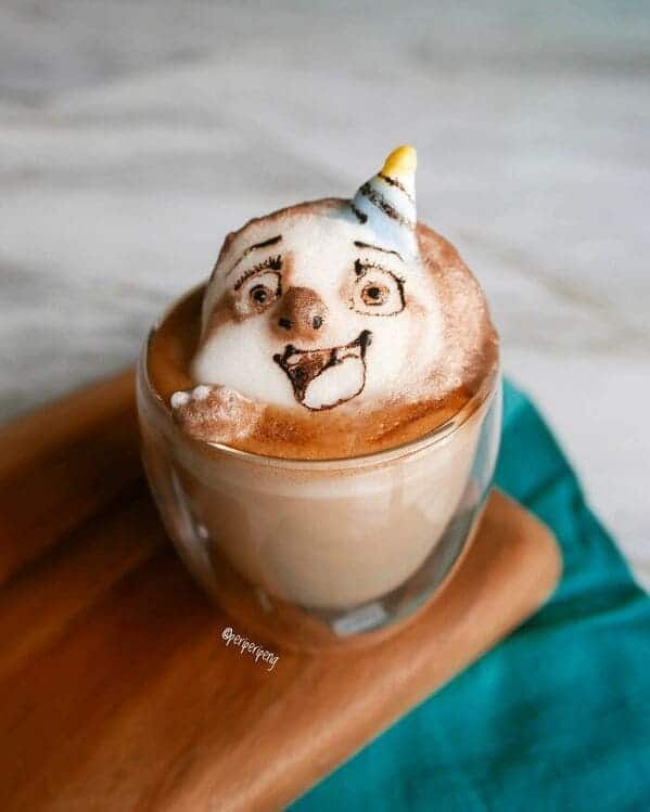 latte art, coffee art, daphne tan, coffee foam art, milk froth art, espresso art, cappuccino art, brew art, barista skills, barista tricks, coffee mastery, 3d latte art, foam sculpture, drinkable art