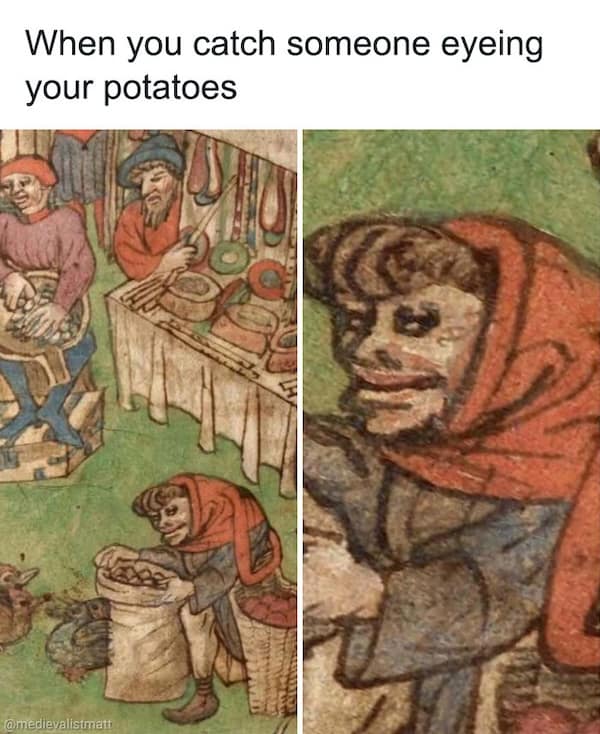medieval memes, classical art memes, dark ages memes, middle ages jokes, illuminated laughs, renaissance memes, classical art jokes, museum humor, historical jokes, past‑time laughsmedieval painting memes, tapestry jokes, manuscript humor