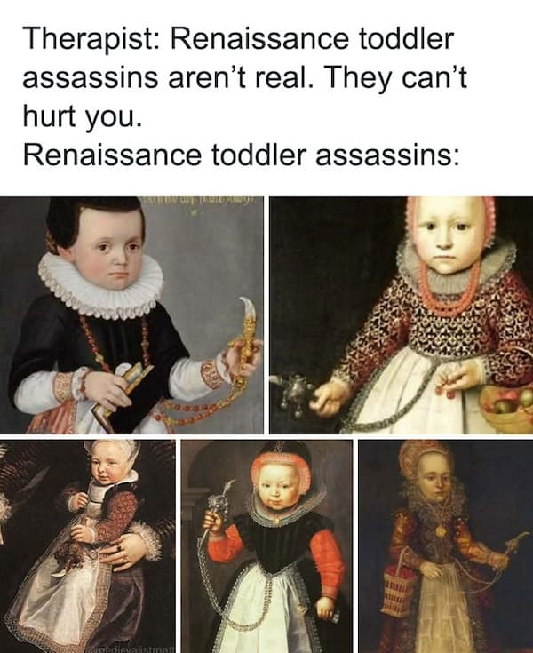 medieval memes, classical art memes, dark ages memes, middle ages jokes, illuminated laughs, renaissance memes, classical art jokes, museum humor, historical jokes, past‑time laughsmedieval painting memes, tapestry jokes, manuscript humor