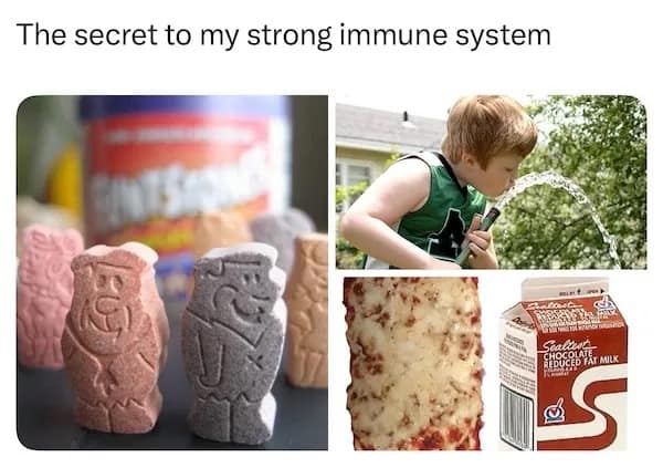 The secret to my strong immune system