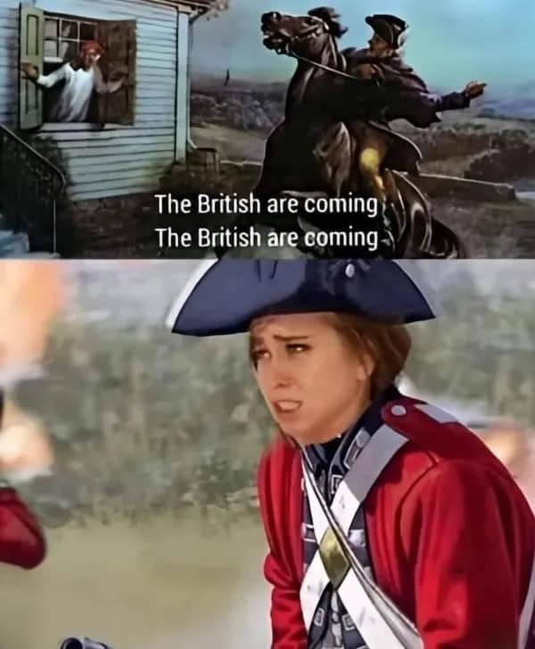The British are coming The British are coming riley reid meme