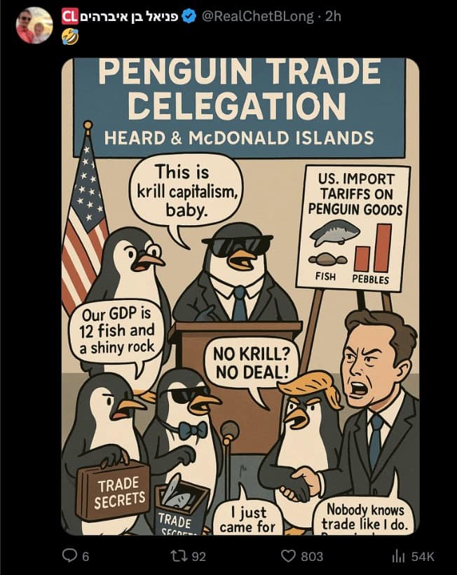 penguin tariff memes, trump tariff memes, funny tariff memes, Trump economic policy memes, penguin memes, trade war humor, customs comedy, economic jokes, Trump finance satire, tariff jokes, political economy memes