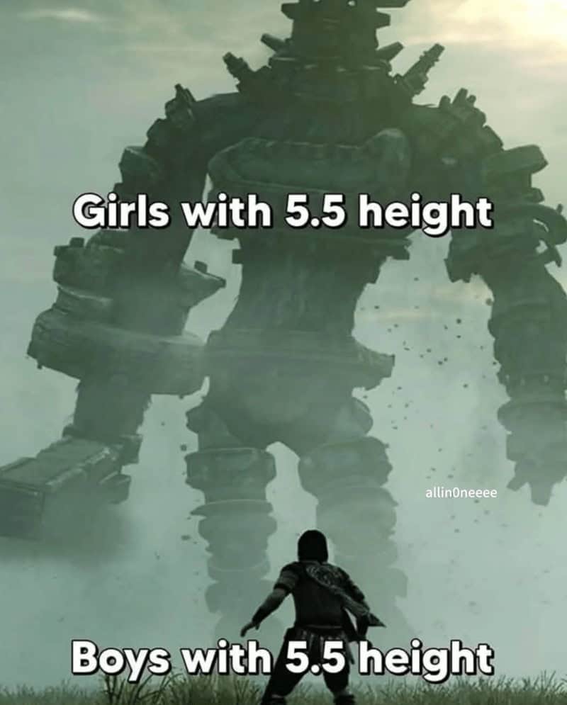 Girls with 5.5 height allinOneeee Boys with 5.5 height