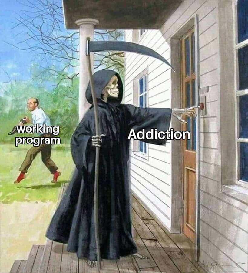 working program Addiction