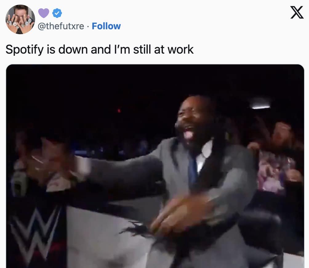 spotify crash memes, spotify outage memes, spotify down memes, music app memes, app crash memes, streaming memes, playlist humor, music streaming jokes, song app memes, software outage jokes, app downtime humor, tech fail memes, online music humor, subscription service jokes, playlist disaster memes, spotify outage