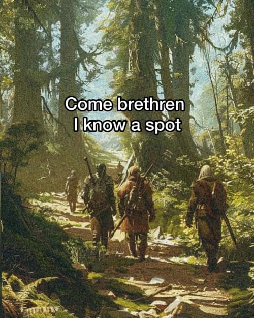 Come brethren I know a spot