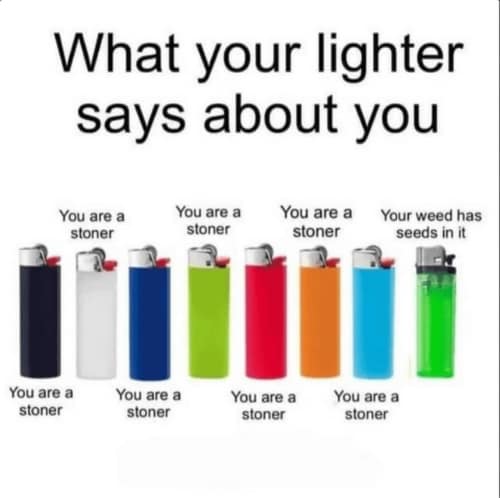 What your lighter says about you