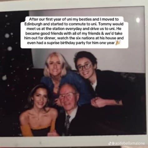 19 Year Old College Student Befriends 89-Year-Old Widower, heartwarming story, unlikely friendship, wholesome thread, viral friendship, intergenerational friendship, uplifting story, feel good news, wholesome content, internet kindness, touching story, viral thread, friendship goals, social media good news, emotional story, college kindness, elderly friendship, wholesome viral post, human interest story, inspirational friendship