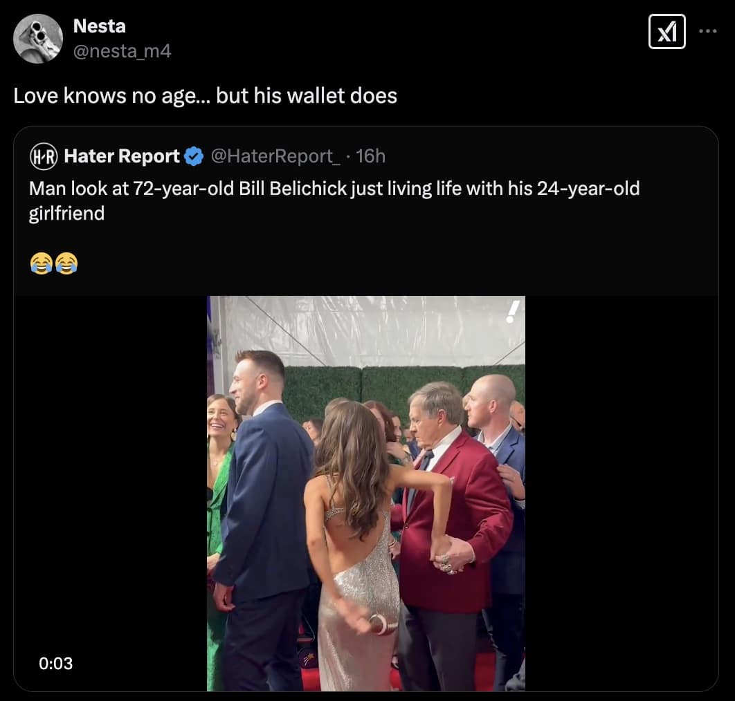 Bill belichick engaged memes, bill belichick girlfriend memes, bill belichick memes, Bill Belichick age gap, Belichick relationship memes, celebrity engagement memes, NFL coach memes, funny age difference memes, sports celebrity humor, Jordon Hudson engaged, Jordon Hudson memes