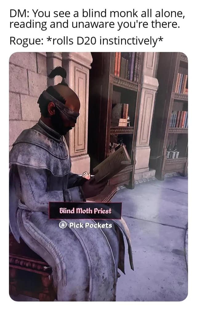 d&d memes, dnd memes, dungeons & dragons memes, tabletop memes, RPG memes, dungeon master memes, dice memes, critical fail memes, d20 memes, fantasy memes, adventurer memes, roleplaying memes, geek memes, nerd humor, gaming memes, campaign memes, player character memes, DM jokes, dungeon memes, monster memes, TTRPG memes, dnd memes funny, D&D memes funny
