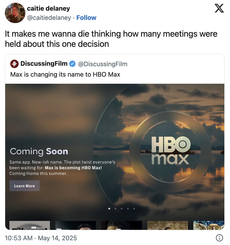 HBO max memes, hbo memes, hbo max rebrand, streaming service memes, corporate fail memes, branding memes, business humor, office jokes, company mishaps, marketing humor, logo jokes, brand identity memes