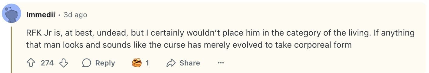 rfk jr sewage memes, rfk jr swimming memes, rfk jr memes, robert f kennedy jr memes, kennedy jr jokes, swimming in sewage memes, toxic water memes, polluted creek jokes, public health memes, health secretary jokes, anti vax memes