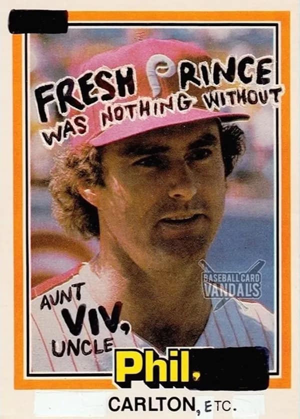 baseball card vandals, vandalized baseball cards, baseball memes, sports memes, funny baseball cards, trading card humor, baseball card jokes, defaced cards, card collecting memes, baseball humor, sports card memes, funny sports memes, baseball card collection, hobby memes, doodle memes, baseball comedy, card collector jokes, MLB memes, trading cards humor, baseball card dump