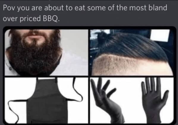 BBQ meme, grilling memes, bbq memes, grilling memes, dad memes, barbecue memes, grill memes, cookout memes, smoker memes, backyard BBQ jokes, meat memes, steak memes, burger memes, summer grilling memes, pitmaster memes, charcoal memes, propane memes, sauce memes, tong memes, brisket memes, smoker humor, grill dad memes