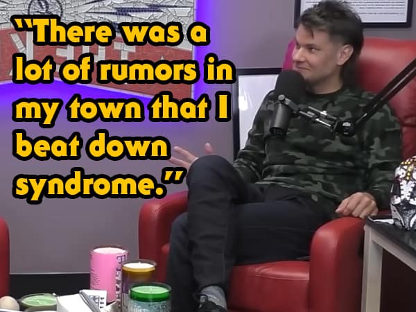 best Theo von quotes "There was a lot of rumors in my town that 0 beat down syndrome."