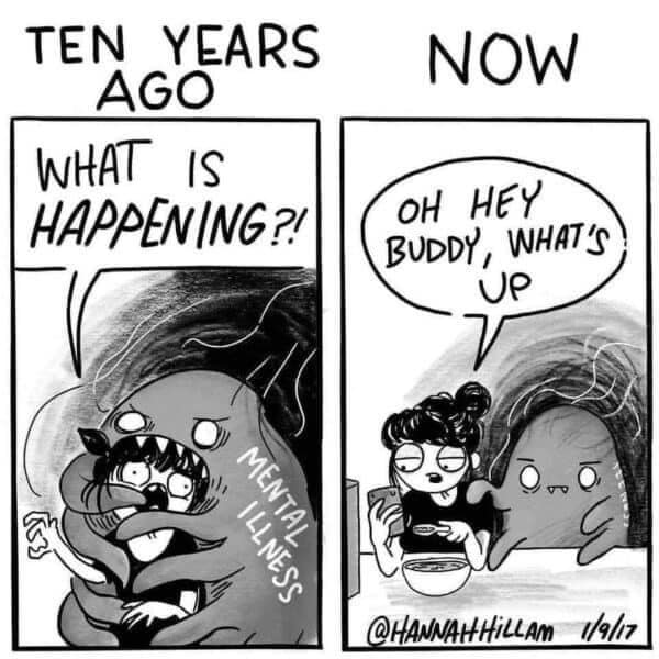 TEN YEARS AGO WHAT IS HAPPENING?! NOW OH HEY BUDDY, WHATS MENTAL ILLNESS @HANNAHHiLLAM tahr