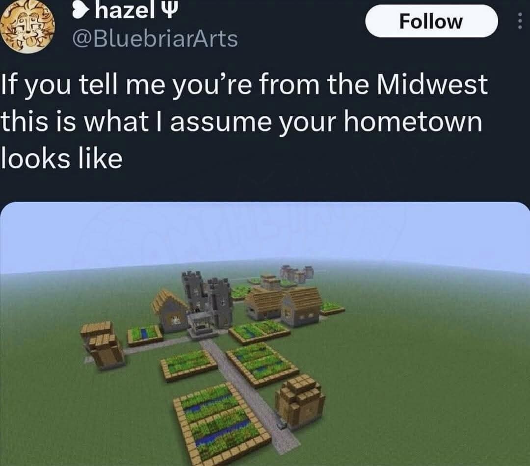 hazel 4 Follow @BluebriarArts If you tell me you're from the Midwest this is what l assume your hometown looks like