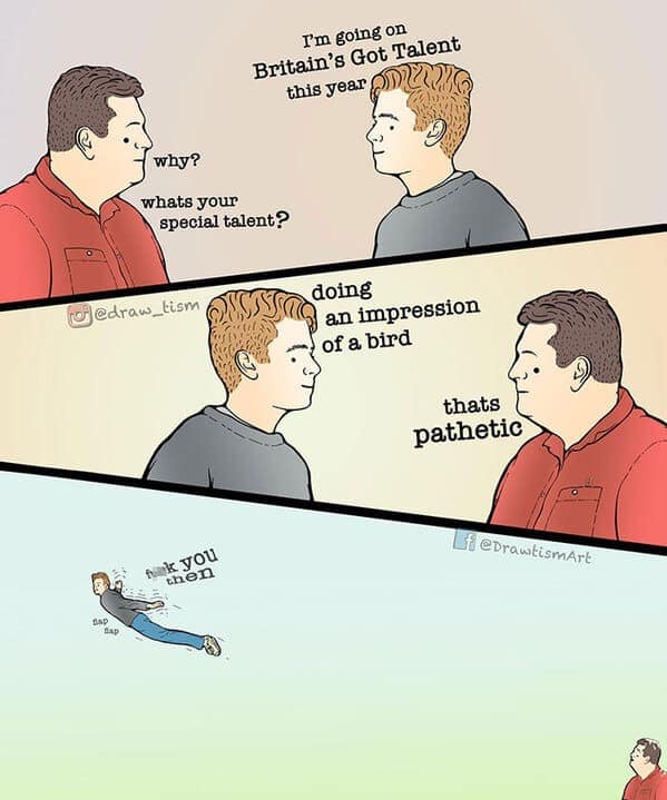 dark humor comics, drawtism, dark comics, edgy comics, morbid humor, grim comics, black comedy, twisted comics, nihilist cartoons, savage comics, macabre humor, dark webcomics, inappropriate comics, grim jokes, bleak comics, dark funny strips, drawtism comics, cynical comics, existential humor, dark laughs, comic satire