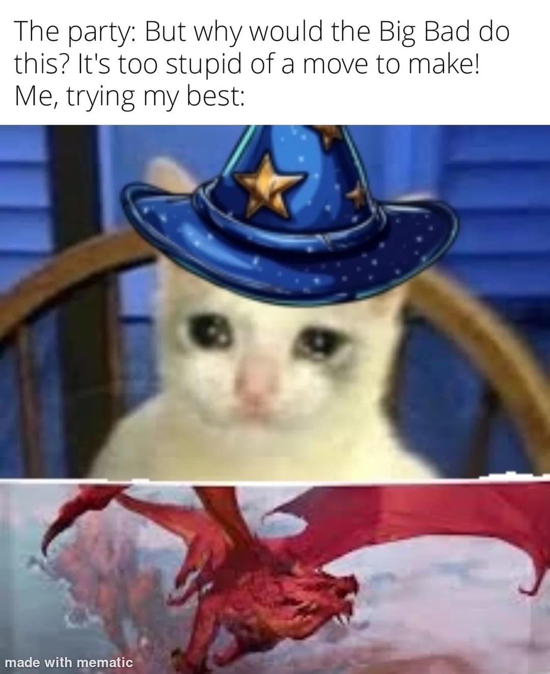 d&d memes, dnd memes, Dungeons & dragons, funny d&d memes, dice-based jokes, fantasy comedic bits, TTRPG humor, tabletop gaming, campaign illusions, collaborative quest jokes, roleplay humor, character-driven comedic lines, improvised scenario fun, dungeons and dragons jokes, d20 comedic quips, rpg meltdown commentary