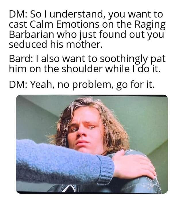 D&D memes, dnd memes, Dungeons & dragons, Dungeons and Dragons memes, tabletop memes, RPG memes, funny D&D jokes, dice memes, dungeon master memes, critical fail memes, d20 memes, adventurer memes, fantasy memes, role-playing memes, nerd humor, gaming memes, campaign memes, paladin memes, bard memes, warlock memes, party memes, geek memes