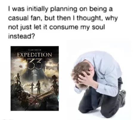 expedition 33 memes, Clair Obscur: Expedition 33 ,indie game memes, gaming memes, viral video games, gamer humor, indie gaming jokes, trending game memes
