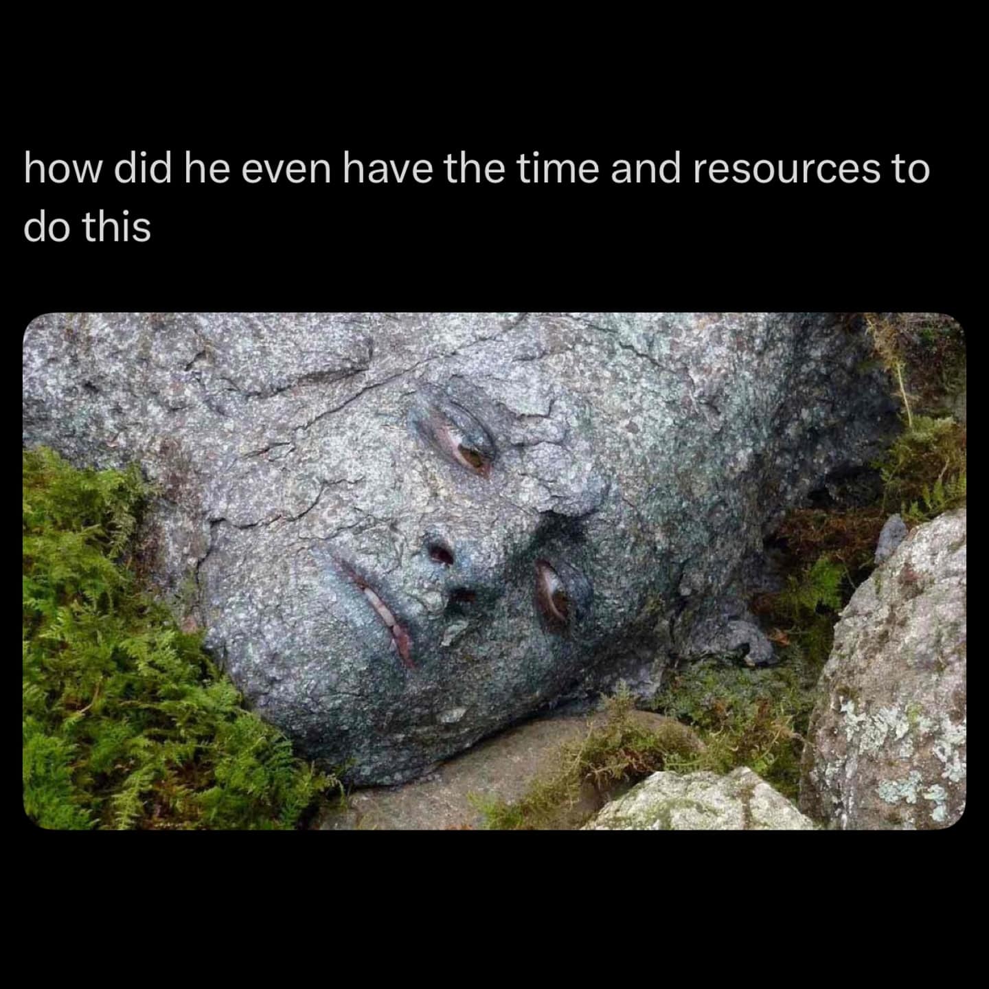 how did he even have the time and resources to do this