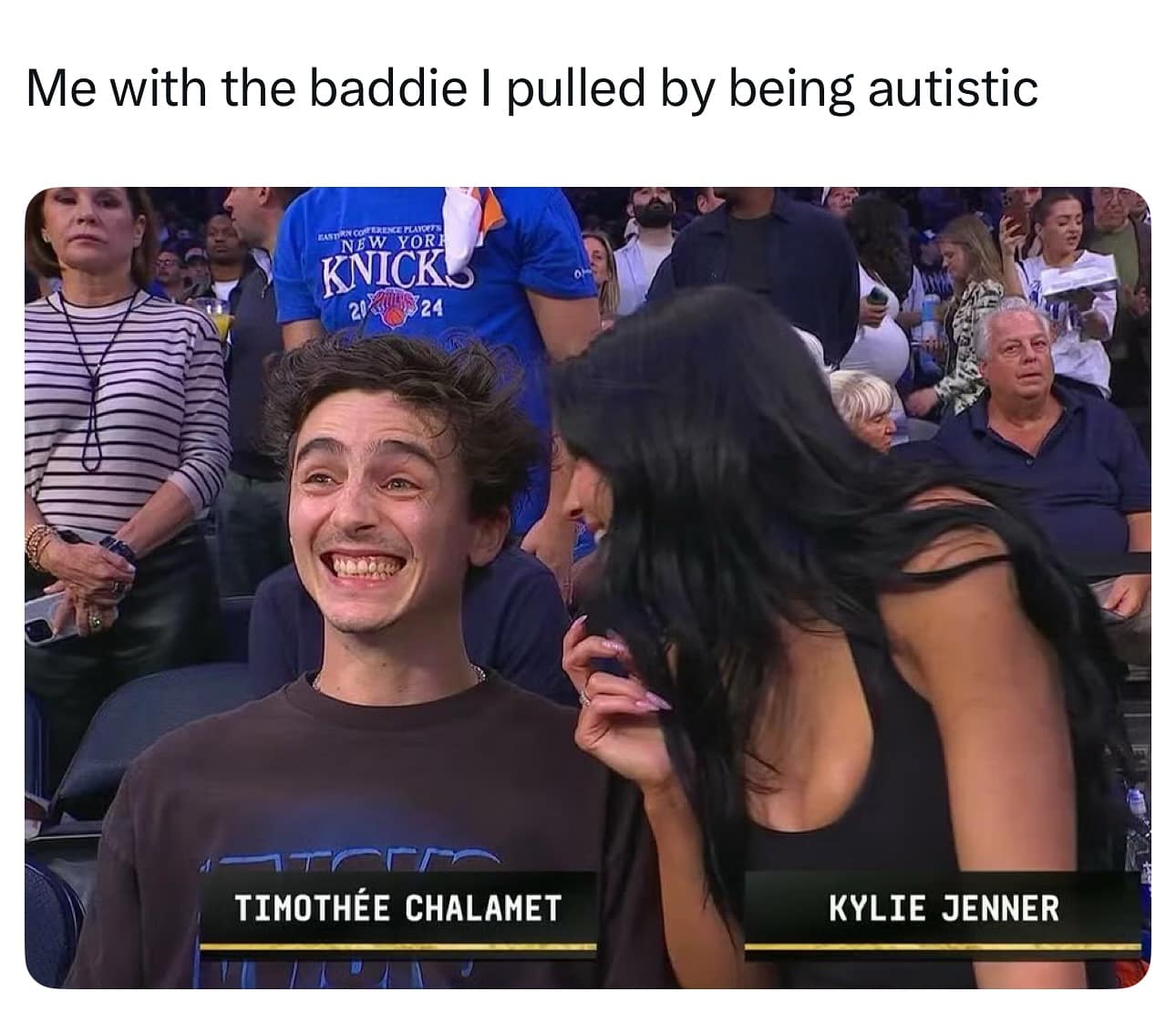 Me with the baddie I pulled by being autistic