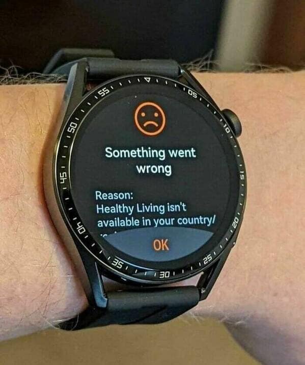 Something went wrong Reason: Healthy Living isn't available in your country/