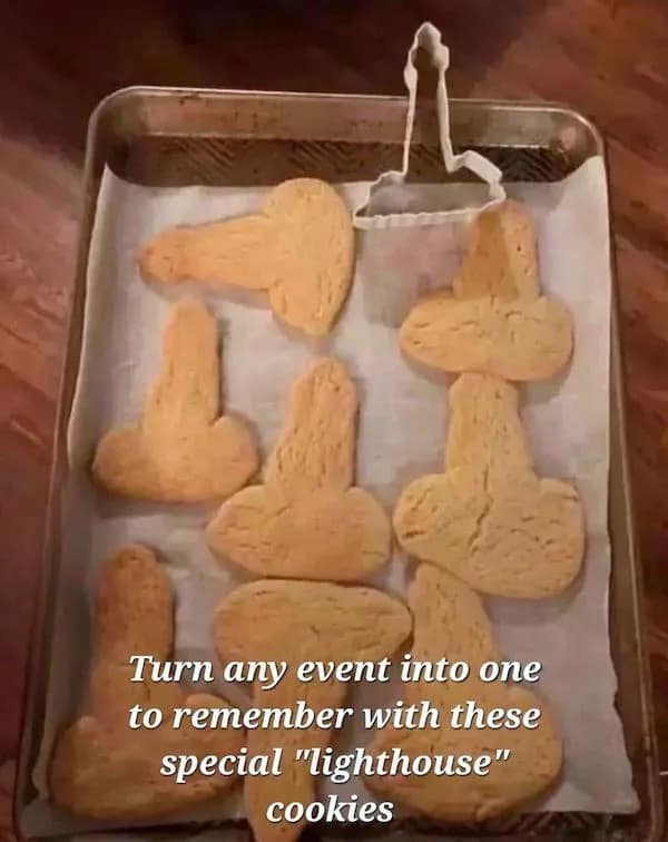 Turn any event into one to remember with these special "lighthouse" cookies