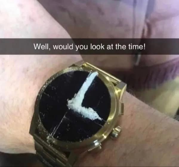 Well, would you look at the time!