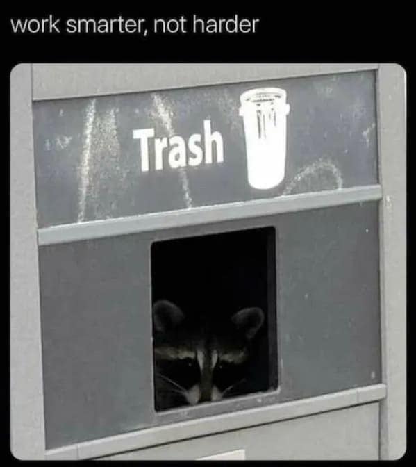 work smarter, not harder