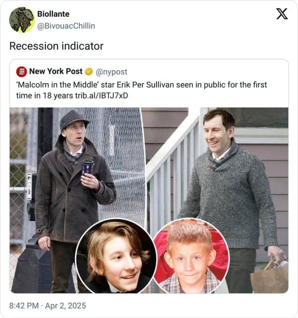 'Malcolm in the Middle' star Erik Per Sullivan seen in public for the first time in 18 years