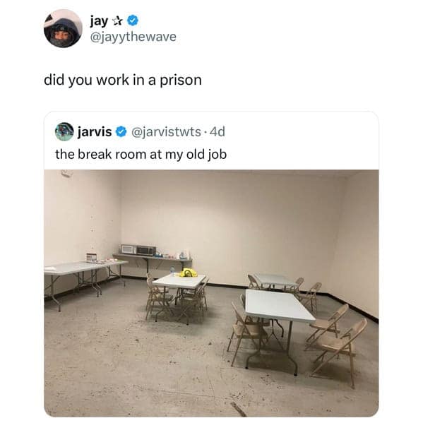 funny work memes, work memes, work tweets, office memes, job memes, workplace humor, corporate memes, employee memes, meeting memes, boss memes, 9-to-5 memes, productivity memes, coffee at work memes, cubicle jokes, workday laughs, career memes, office jokes, professional memes, work life memes, workplace jokes, employment memes