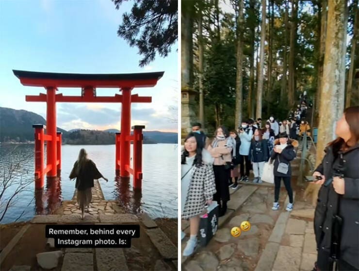 instagram vs reality, IG vs real life, vacation memes, online bloopers, influencer fails