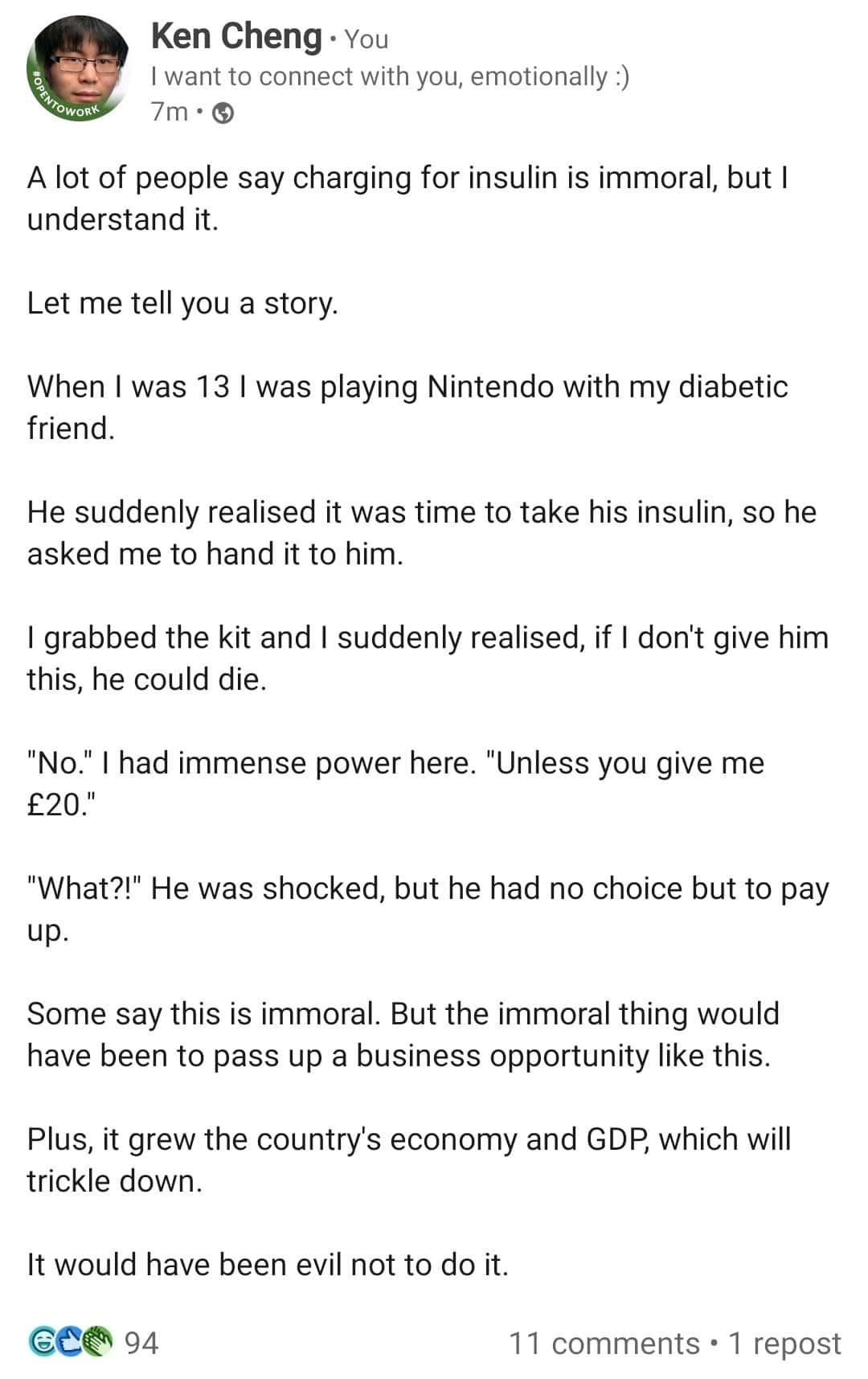 linkedin memes, ken cheng, social media memes, career memes, corporate memes, professional memes, office memes, networking jokes, workplace memes, business humor, job memes, hustle culture memes, employment memes, resume jokes, HR memes