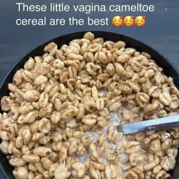These little vagina cameltoe cereal are the best § £ 4