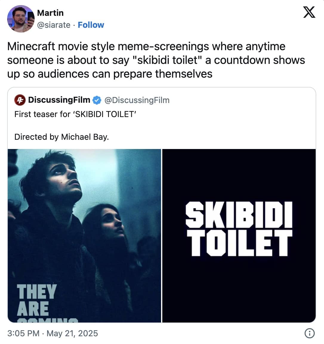 michael bay skibidi toilet memes, skibidi toilet memes, viral meme movies, Michael Bay movies, funny YouTube memes, cinematic memes, meme adaptations, internet meme humor, skibidi toilet movie