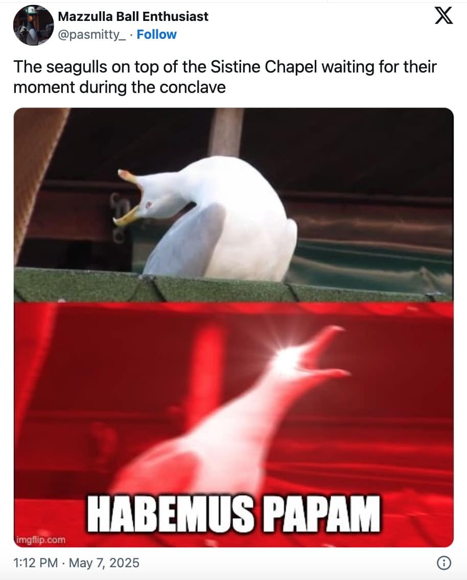 new pope memes, pope leo xiv memes, Vatican memes, papal election memes, funny religious memes, church humor, religious satire, Vatican City jokes, pope voting humor, conclave jokes, pope announcement memes, conclave memes, papal conclave memes