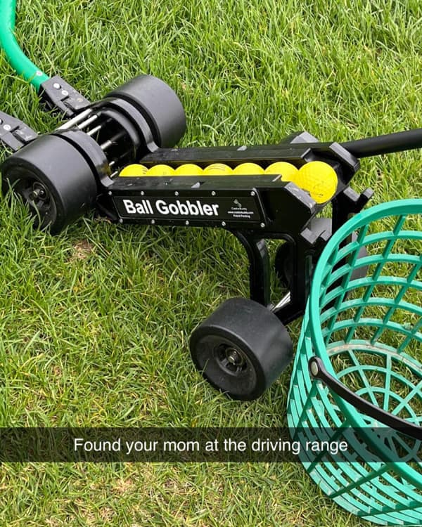 Found your mom at the driving range
