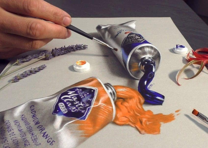 photorealistic art, stefan pabst, hyperrealistic art, 3D art, realistic drawing, ultra‑realistic painting, optical illusion art, trompe‑l’œil, lifelike art