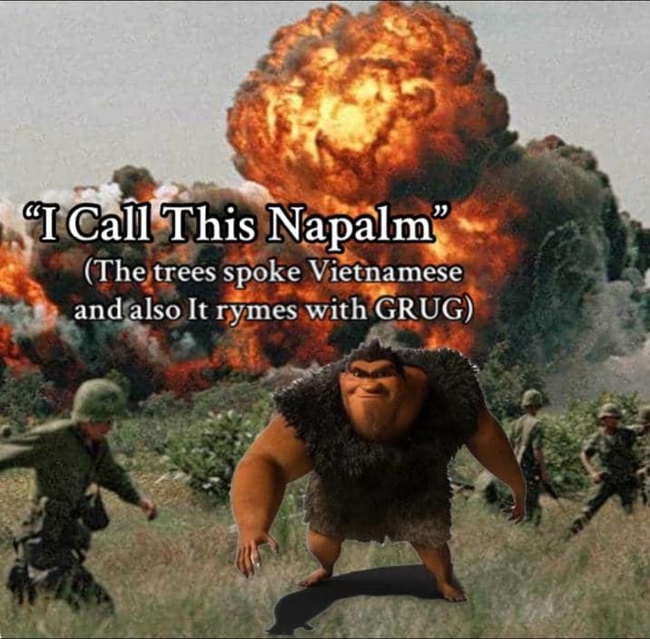 rhymes with grug memes, rhymes with grug, grug memes, TikTok memes, Croods memes, meme template, Grug meme, snowclone jokes, wordplay memes