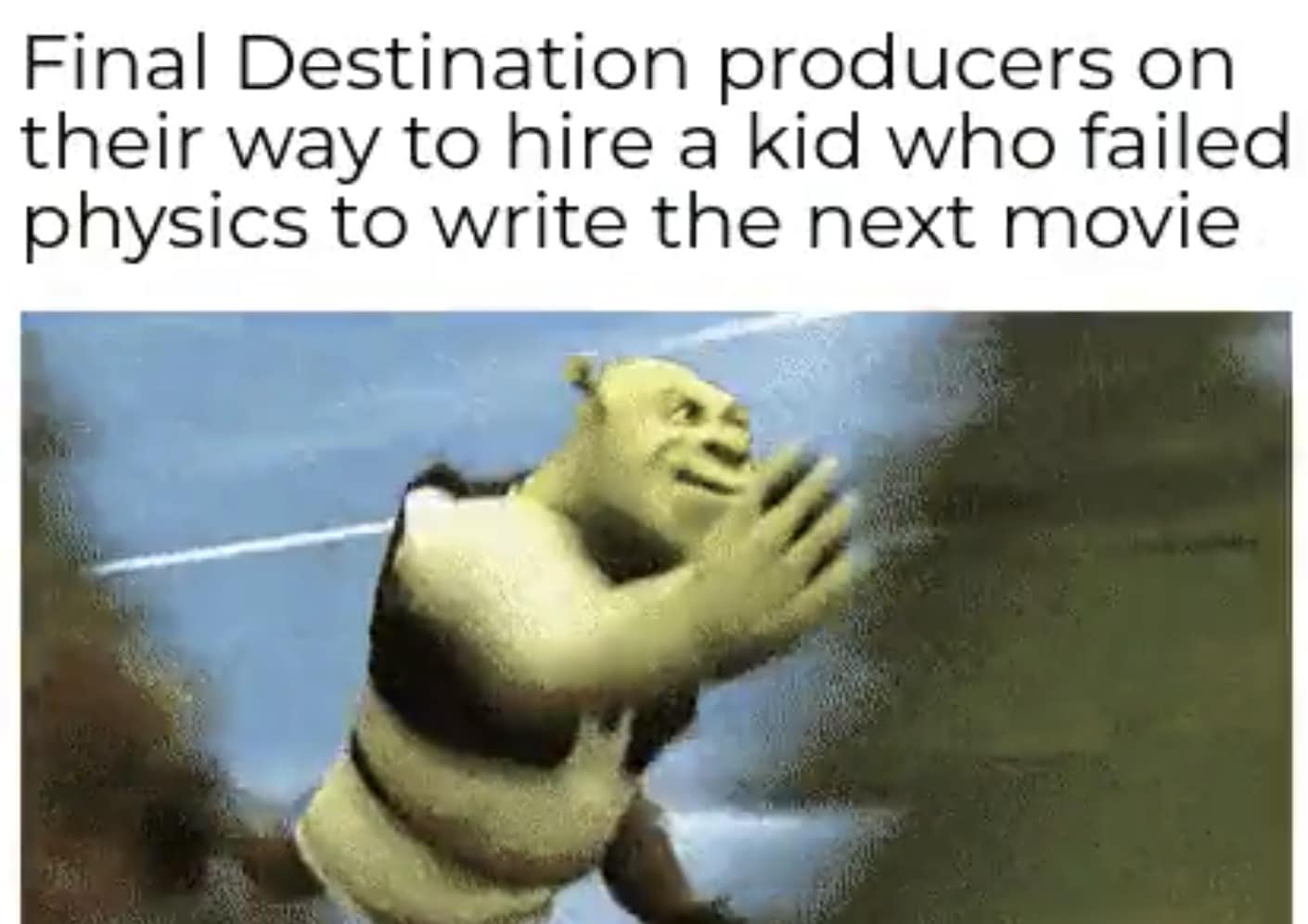 final destination bloodlines memes, final destination memes, Final Destination jokes, movie franchise memes, scary movie humor, death scene memes, horror comedy memes, bloodlines memes