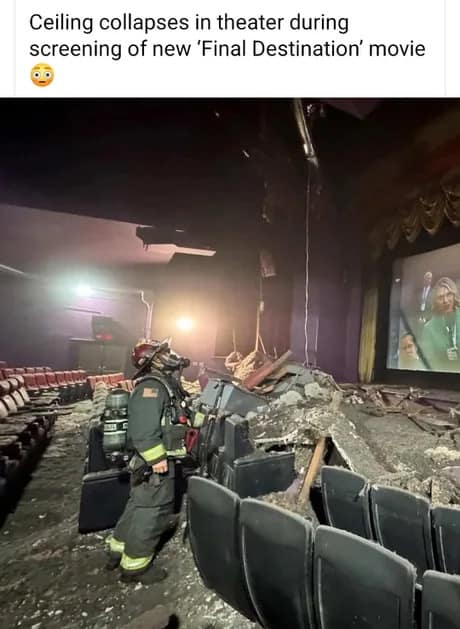 final destination bloodlines memes, final destination memes, Final Destination jokes, movie franchise memes, scary movie humor, death scene memes, horror comedy memes, bloodlines memes