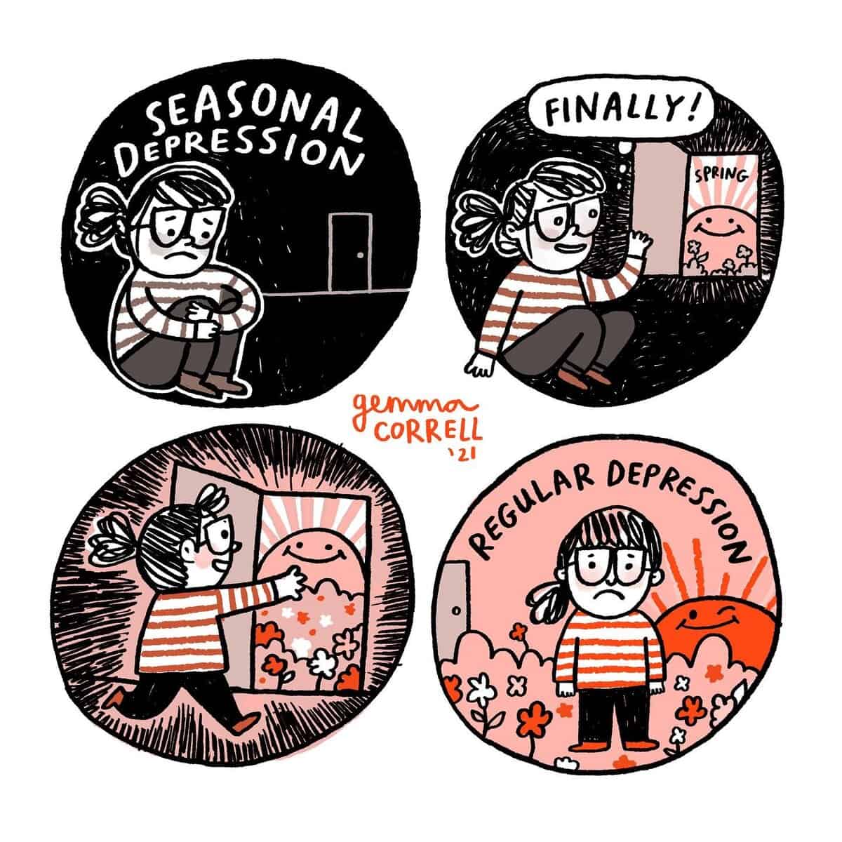 gemma correll memes, funny online web comics, anxiety comics, relatable comics, web comics, funny comics, cartoon comics, depression comics, introvert comics, therapy comics, dog comics, overthinking memes, self-care comics, mental health comics, daily life comics, comic strips, cute comics, relatable webcomics, funny mental health comics