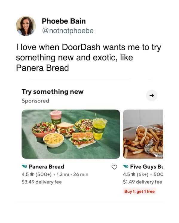 doordash memes, delivery memes, viral tweets, trending memes, relatable memes, food delivery memes, DoorDash fails, funny memes, takeout memes, food cravings, food fails, order memes, app memes, hungry memes, meme gallery, driver memes, delivery jokes, snack memes, meal memes