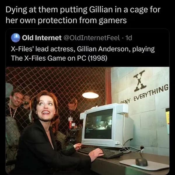 Dying at them putting Gillian in a cage for her own protection from gamers