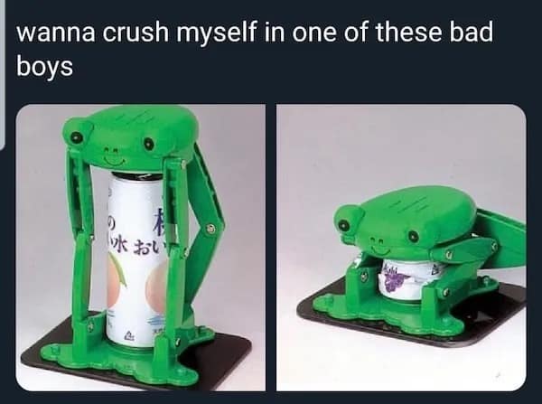 wanna crush myself in one of these bad boys