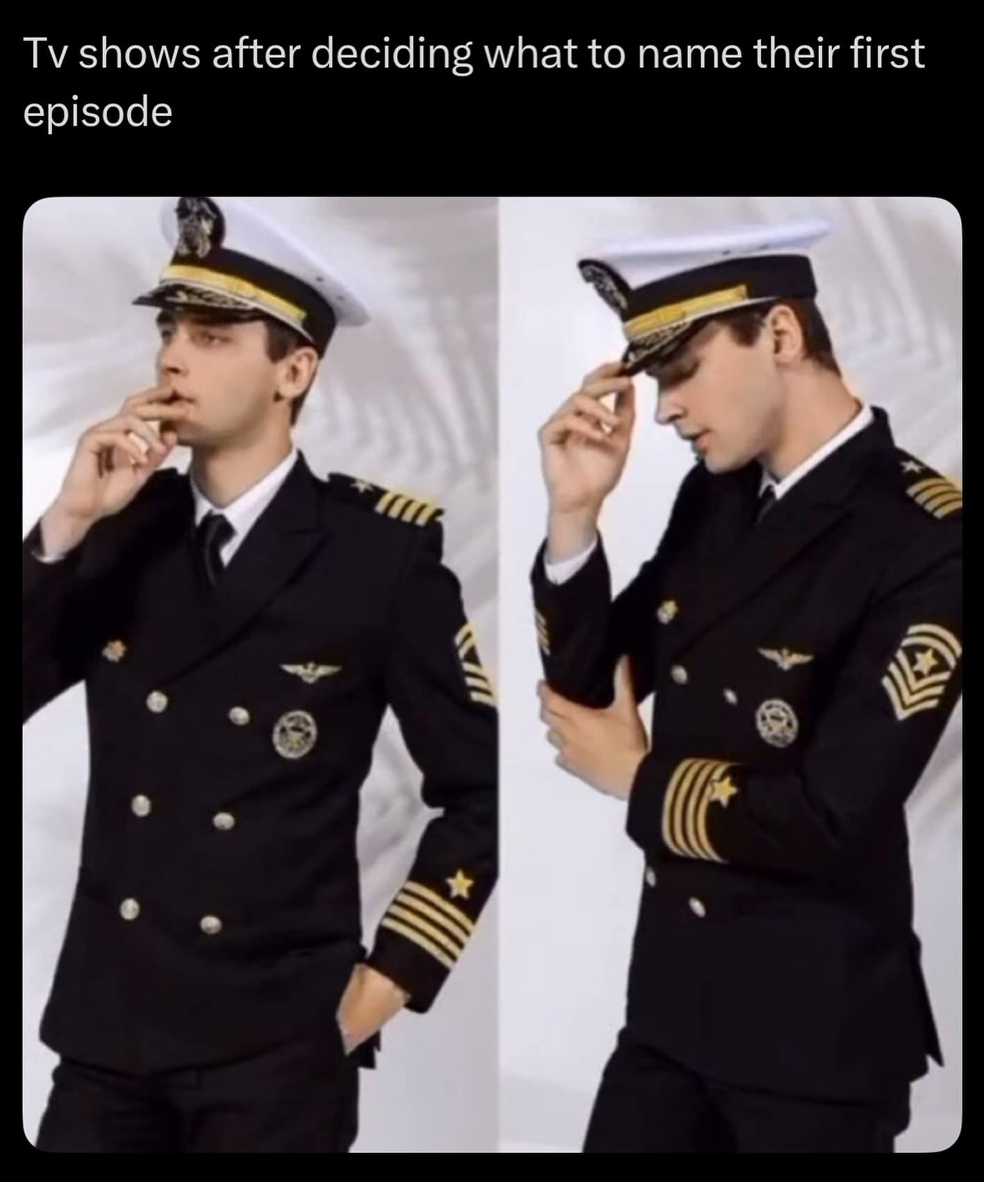 Tv shows after deciding what to name their first episode